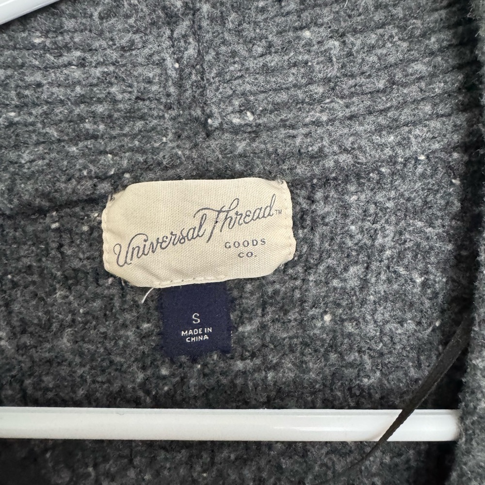 Universal Thread Gray Button-Up Sweater - Picture 2 of 3